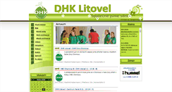 Desktop Screenshot of dhklitovel.cz