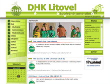 Tablet Screenshot of dhklitovel.cz